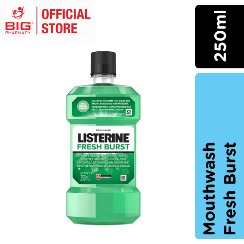 Listerine Mouthwash 250ml Fresh Burst