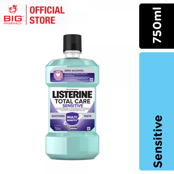 LISTERINE M/WASH 750ML TOTAL CARE SENSITIVE