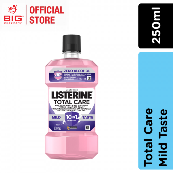 Listerine Mouthwash 250ml Total Care Mild Taste