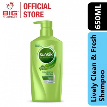 SUNSILK SHAMPOO LIVELY CLEAN & FRESH 625ML