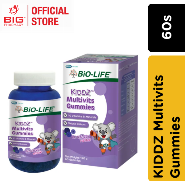 Biolife KIDDZ Multivits Gummies 60s