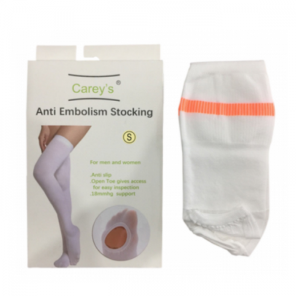 Careys (TED S) Ted Anti-Embolism Medical Stockings Thigh length (S)
