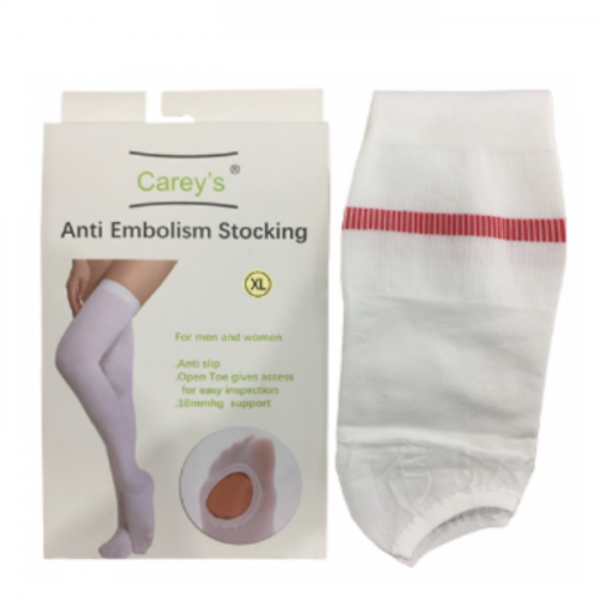 Careys (TED S) Ted Anti-Embolism Medical Stockings Thigh length (XL)