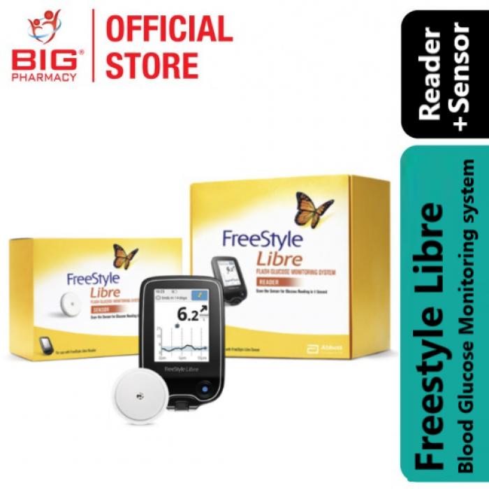 Big Pharmacy | Malaysia Trusted Healthcare Store | Medical Supplies Health  Monitors & Tests Blood Glucose Monitor Abbott Freestyle Libre Glucose  Monitoring Starter Kit