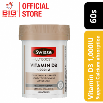 SWISSE ULTIBOOST VITAMIN D3 60S - BGWP