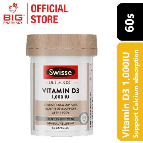 Swisse Ultiboost Vitamin D3 60s