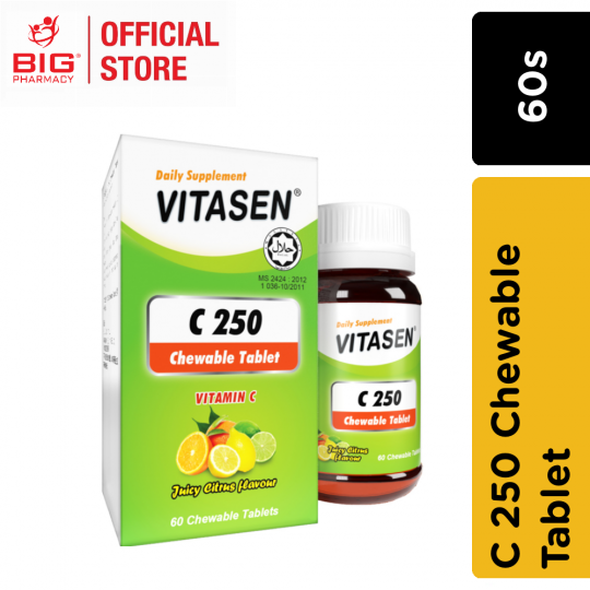 Vitasen C 250 Chewable Tablet 60s