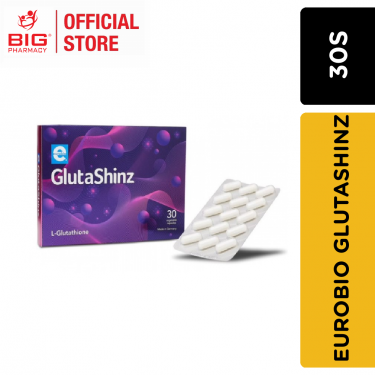 EUROBIO GLUTASHINZ 500MG 30S (VEGE CAPS)