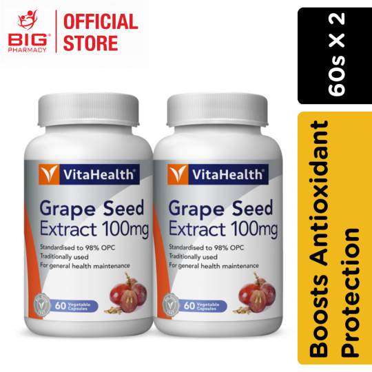 Vitahealth Grape Seed 60Tx2