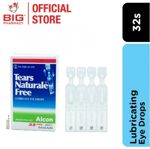 Alcon Tears Naturale Free 32 Vials X 0.8ML | Big Pharmacy