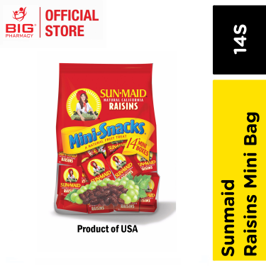 SUNMAID USA RAISINS 14S (MINI BAG)