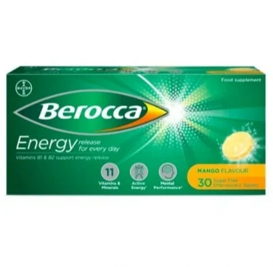 Berocca Effervescent Tablets 15S X2 (Mango)