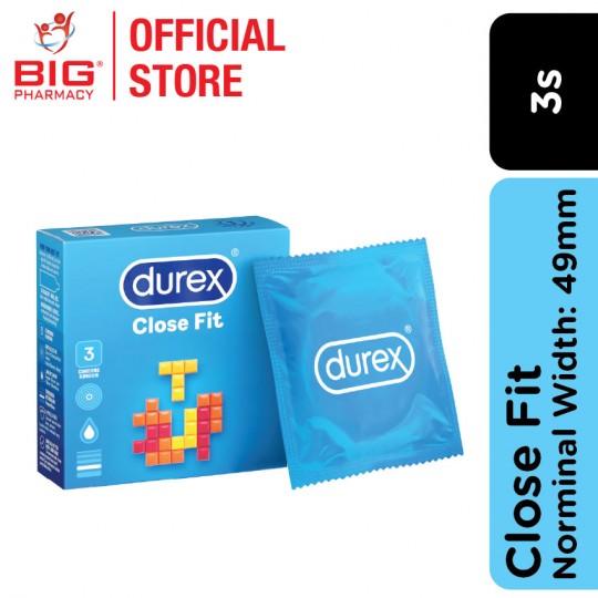 Durex Condom Close Fit 3s