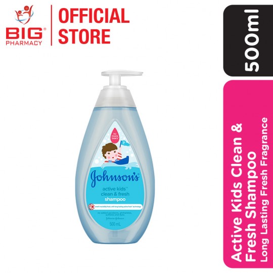Johnsons Shampoo Active Kids Clean & Fresh 500ml