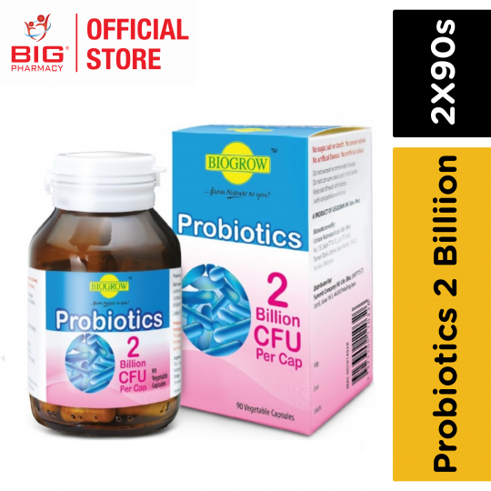 Biogrow Probiotics 2 Billiion 2X90s