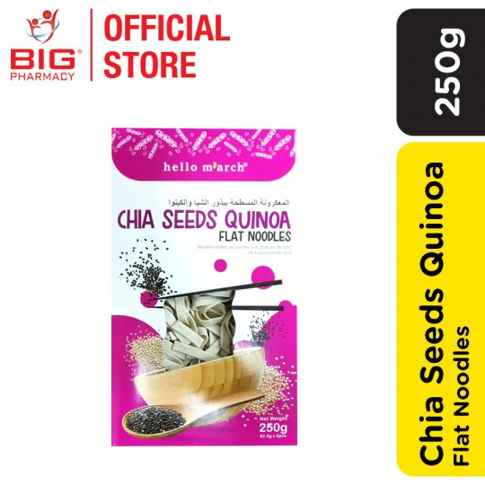 Hello March Chia Seeds Quinoa Flat Noodles 250g
