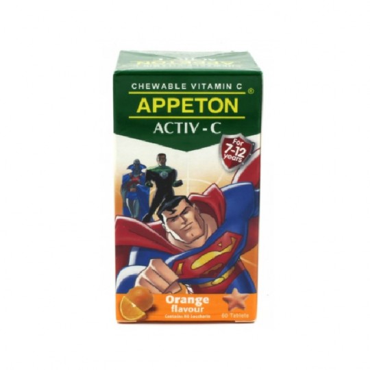 Appeton Activ-C 100mg Orange 60s