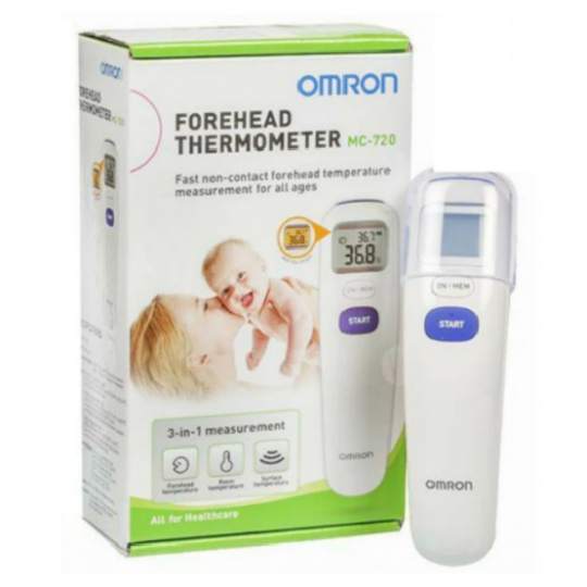Omron Forehead Thermometer Mc-720