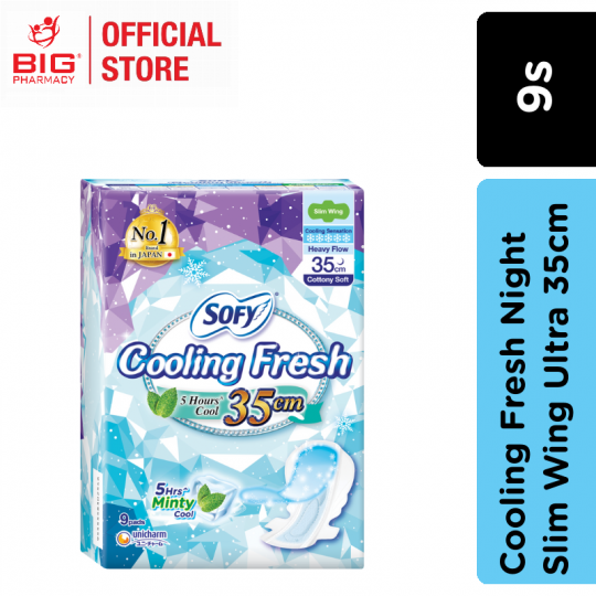 Sofy Cooling Fresh Night Slim Wing Ultra 35Cm 9S