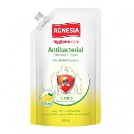 Agnesia Hygiene Care Shower Cream Citrus Refill 850ml