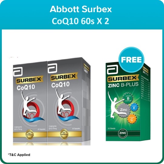 ABBOTT SURBEX COQ10 2 x 60S