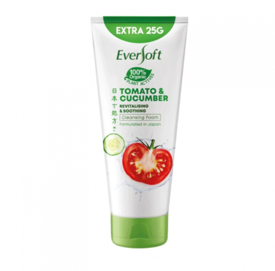 Eversoft Facial Cleanser Tomato & Cucumber 195g