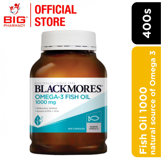 Blackmores Omega Fish Oil 1000mg 400s