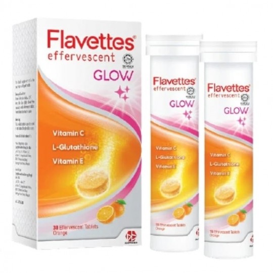 Flavettes Effevescent Glow Tab 30s