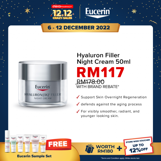 Eucerin Hyaluron Filler Night Cream 50ml