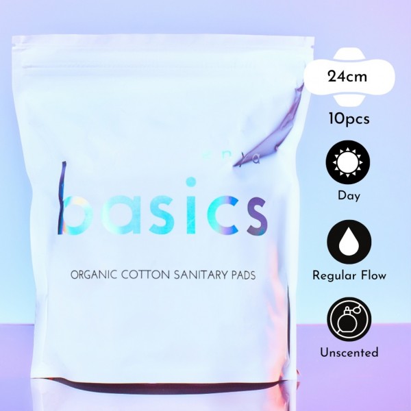 Enya Organic Cotton Regular Pads 24Cm 10S