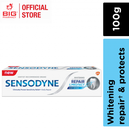SENSODYNE T/PASTE REPAIR & PROTECT WHITENING 100G