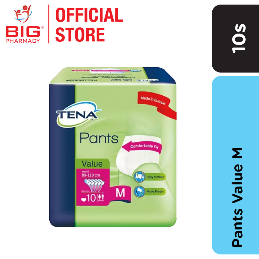 Tena Pants Value (M) 10S | Big Pharmacy