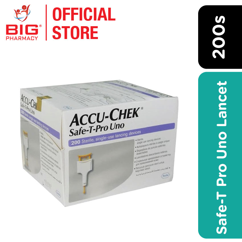 Accu-Chek Safe-T-Pro Uno Lancets 200S | Big Pharmacy