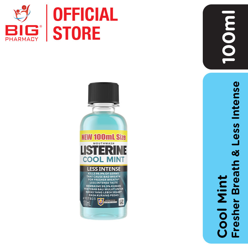 LISTERINE M/WASH 100ML COOLMINT | Big Pharmacy