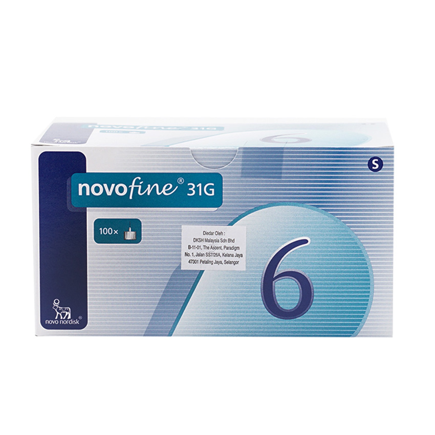Novofine Needle 31G X 6MM 100S | Big Pharmacy