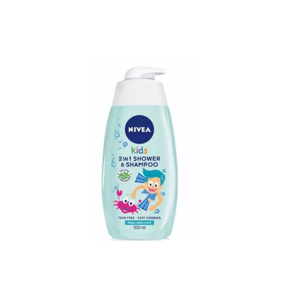 Big Pharmacy | Malaysia Trusted Healthcare Store | Mom & Baby Skin & Body  Wash & Shampoos NIVEA BABY KIDS 2 IN 1 SHOWER & SHAMPOO MAGIC APPLE 500ML