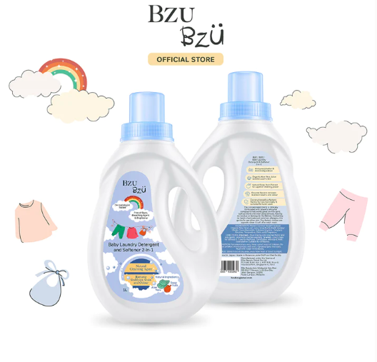 Bzu Bzu Baby Laundry Detergent and Softener 2-in-1 1 Litre | Big Pharmacy