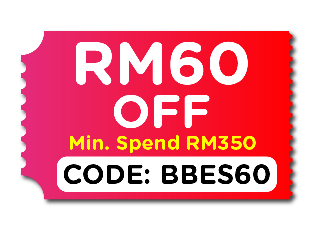 RM60 Off Min Spend RM350