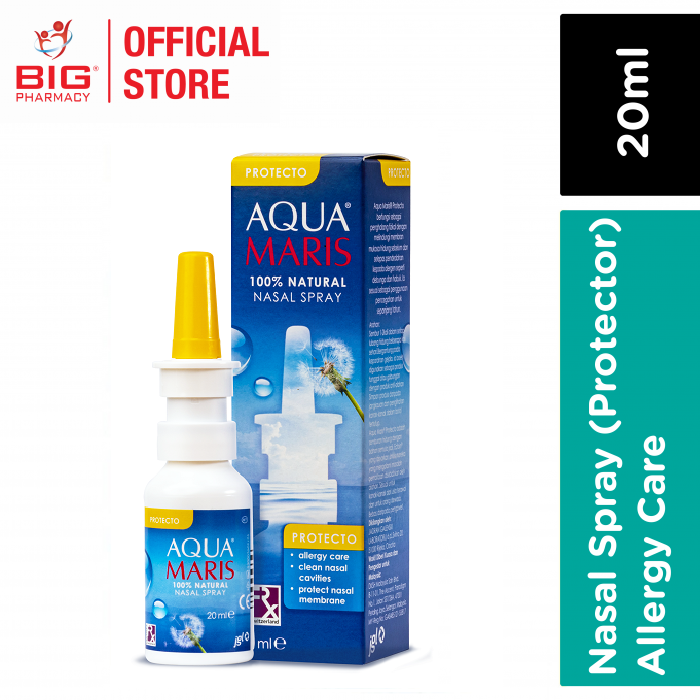 Big Pharmacy | Malaysia Trusted Healthcare Store | Medical Supplies Nasal  Care Aqua Maris Protecto (Ectoin-Allergy Care) Nasal Spray 20Ml