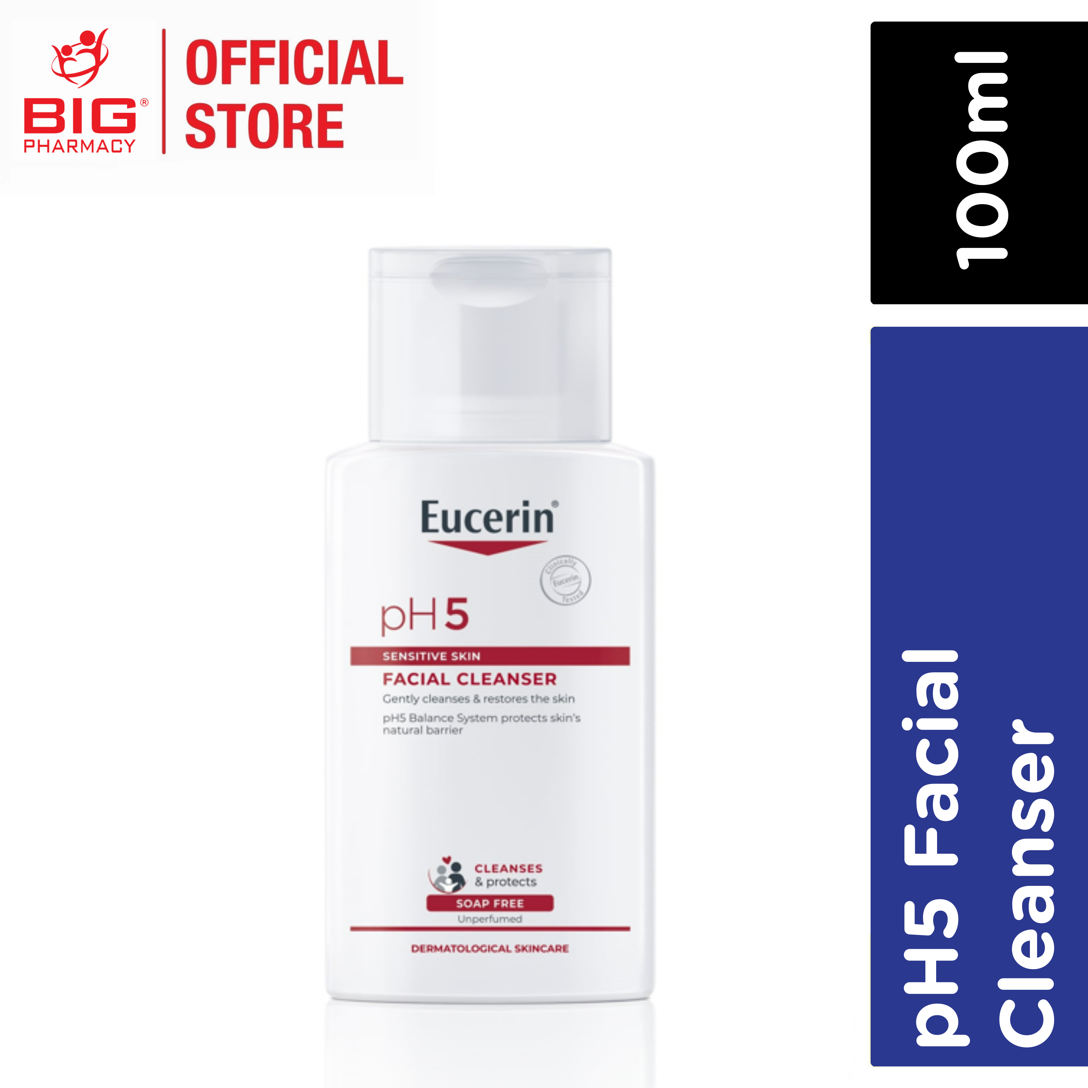 Big Pharmacy | Malaysia Trusted Healthcare Store | Skin Care Facial  Cleanser Eucerin Ph5 Facial Cleansing 100Ml